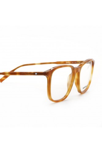Montblanc - Occhiali da vista in celluloide squadrati per uomo tartarugato
